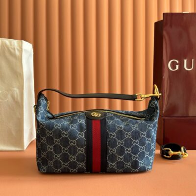 img_89648692_20251223_i1766486987075_7030_0_0_jpg GUCCI 26S GIGLIO TOP HANDLE BAG 27 IN BLUE AND WHITE DENIM
