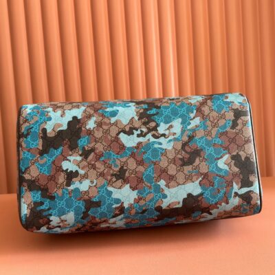 GUCCI 26S DUFFEL BAG 44 IN MULTICOLOR COATED CANVAS STYLE 2