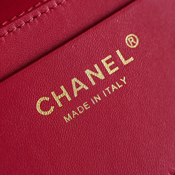 CHANEL 26S TOTE BAG 41 IN RED MULTICOLOR CANVAS AND CALFSKIN GOLD HARDWARE
