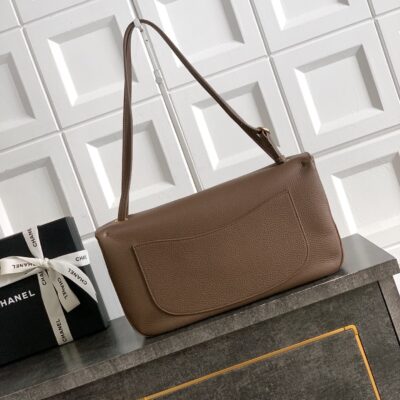img_9322ccb2_20260514_i1778765168753_3823_0_2_jpg CHANEL 26S SOUPLISSIMO MAXI FLAP MEDIUM 32 IN BROWN GRAINED CALFSKIN GOLD HARDWARE