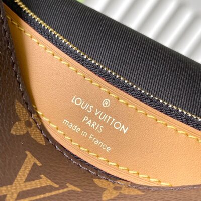 DIANE 25 IN BROWN MONOGRAM CANVAS TANNED COWHIDE