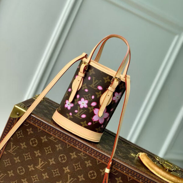 img_97645b03_20250506_i1746502506_6585_6_jpg NANO BUCKET CHERRY BLOSSOM IN SAKURA BROWN MONOGRAM COATED CANVAS