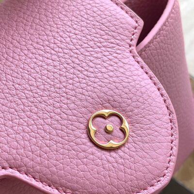 CAPUCINES BB 26 IN MARSHMALLOW PINK TAURILLON GOLD HARDWARE