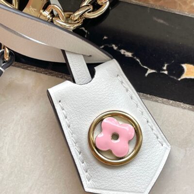 img_9acee4e0_20240815_i1723707332_7458_5_jpg WALLET ON CHAIN IVY 23 IN WHITE MONOGRAM PERFORATED CALFSKIN GOLD HARDWARE