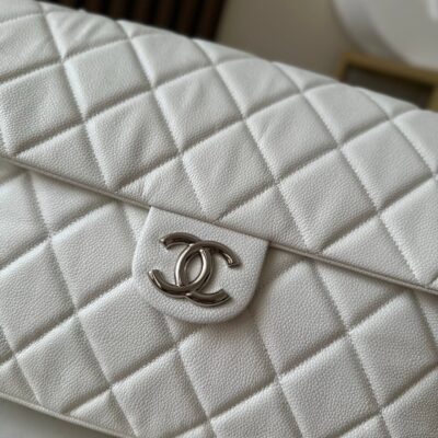 img_a5af95f4_20251211_i1765440133798_4519_0_5_jpg CHANEL 25S SHOULDER BAG 34 IN WHITE CAVIAR WITH SILVER HARDWARE