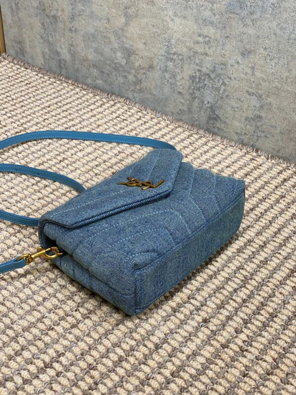 img_aed707d3_20240328_a1711604455372_7248_jpg LOULOU MINI BAG 20 IN BLUE DENIM GOLD HARDWARE