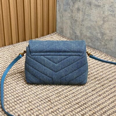 img_aed707d3_20240328_a1711604455518_8517_jpg LOULOU MINI BAG 20 IN BLUE DENIM GOLD HARDWARE
