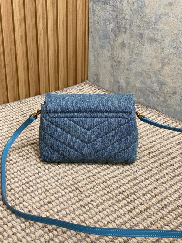 img_aed707d3_20240328_a1711604455518_8517_jpg LOULOU MINI BAG 20 IN BLUE DENIM GOLD HARDWARE