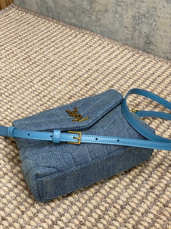 img_aed707d3_20240328_a1711604455608_3741_jpg LOULOU MINI BAG 20 IN BLUE DENIM GOLD HARDWARE