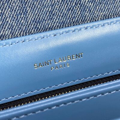 img_aed707d3_20240328_a1711604456671_8145_jpg LOULOU MINI BAG 20 IN BLUE DENIM GOLD HARDWARE