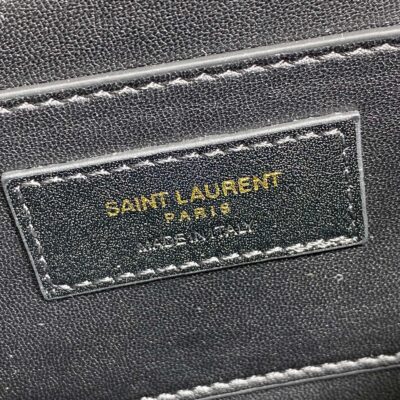 SOLFERINO SMALL SATCHEL 19 IN BLACK CALFSKIN GOLD HARDWARE