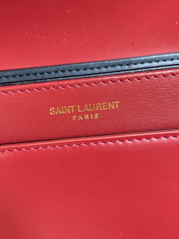 SOLFERINO SMALL SATCHEL 19 IN SCARLET RED CALFSKIN GOLD HARDWARE