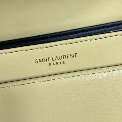 SOLFERINO SMALL SATCHEL 19 IN CANARY YELLOW CALFSKIN GOLD HARDWARE