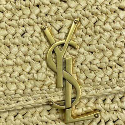 SOLFERINO MEDIUM CROSSBODY BAG 23 IN BEIGE MIX BROWN RAFFIA