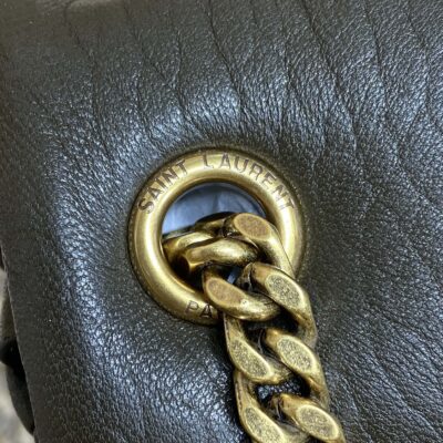 img_aed707d3_20241013_i1728802709_2299_6_jpg CALYPSO 36 CHAIN BAG IN DARK GREEN LAMBSKIN