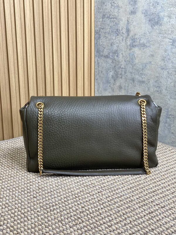 img_aed707d3_20241013_i1728802709_383_5_jpg CALYPSO 36 CHAIN BAG IN DARK GREEN LAMBSKIN
