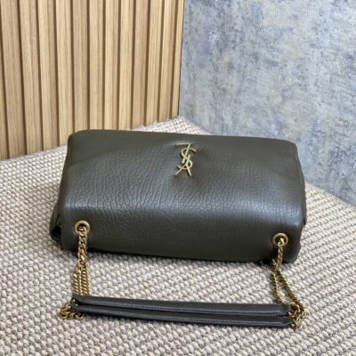 img_aed707d3_20241013_i1728802709_6716_2_jpg CALYPSO 36 CHAIN BAG IN DARK GREEN LAMBSKIN