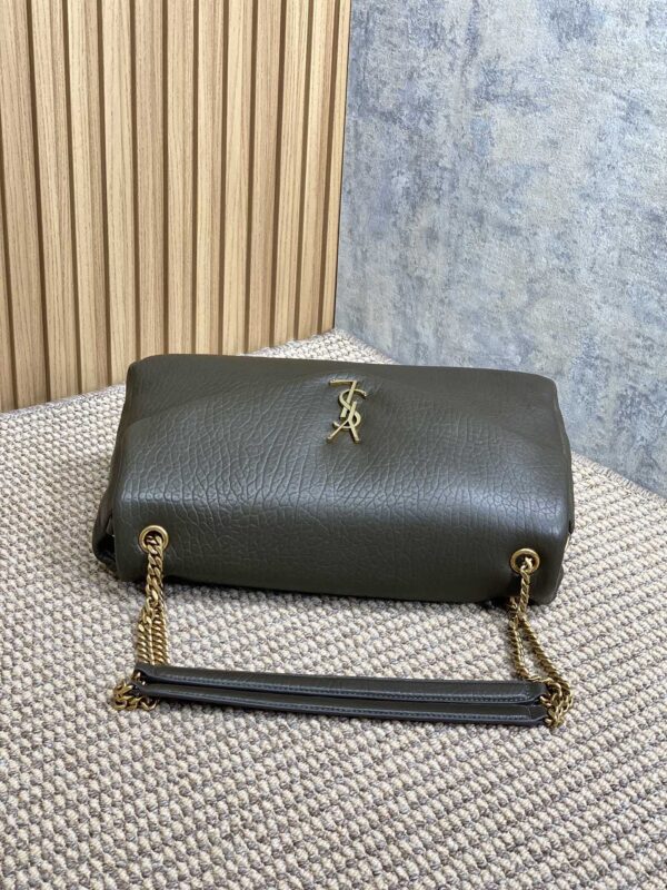 img_aed707d3_20241013_i1728802709_6716_2_jpg CALYPSO 36 CHAIN BAG IN DARK GREEN LAMBSKIN
