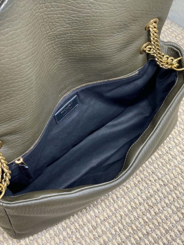img_aed707d3_20241013_i1728802709_7077_3_jpg CALYPSO 36 CHAIN BAG IN DARK GREEN LAMBSKIN
