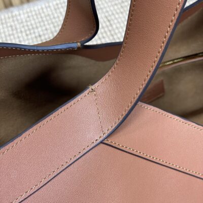 Y TOTE BAG 39 IN TAWNY BROWN CALFSKIN