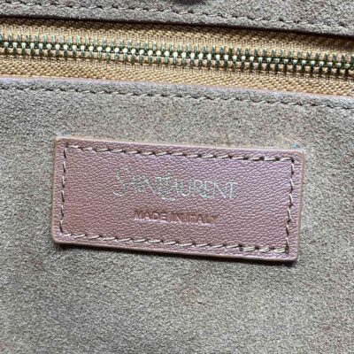 Y TOTE BAG 39 IN TAWNY BROWN CALFSKIN