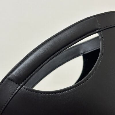 MINI 29 BLACK SOLF CALFSKIN BASKET BAG