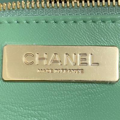img_cf773044_20240515_i1715751806_4388_8_jpg CC MINI 23 SHOPPING BAG IN GREEN MINT CALFSKIN