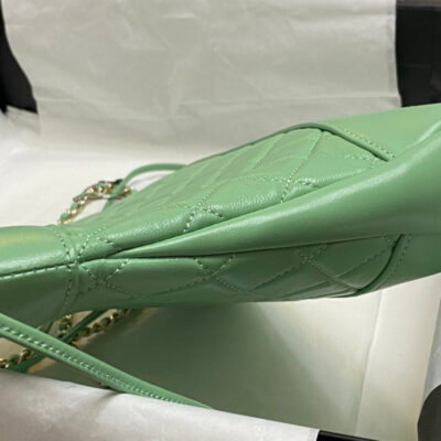 img_cf773044_20240515_i1715751806_6525_3_jpg CC MINI 23 SHOPPING BAG IN GREEN MINT CALFSKIN