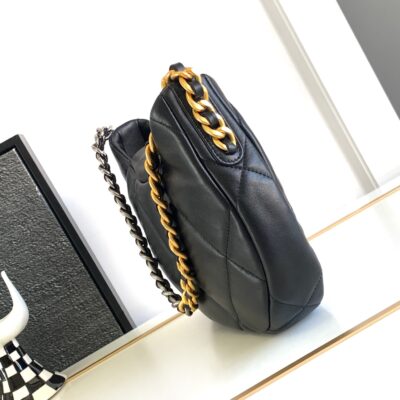 img_d0c94e6f_20231119_i1700389604_7262_1_jpg CC LARGE 30 HOBO BAG IN BLACK CALFSKIN MIX METAL HARDWARE