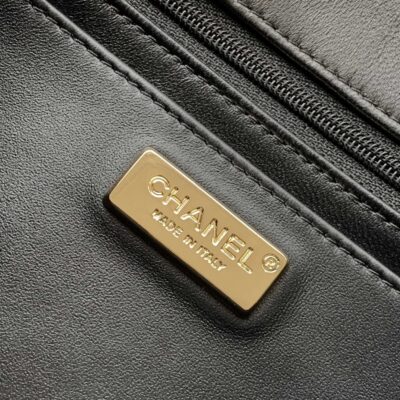 CHANEL 25S FLAP BAG 25 CM IN WHITE MIX BLACK SEQUINS