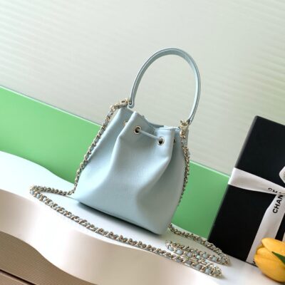 img_ecb71349_20250826_i1756172941581_392_0_2_jpg CHANEL 25S MINI BUCKET BAG 12 IN LIGHT BLUE CALFSKIN GOLD HARDWARE