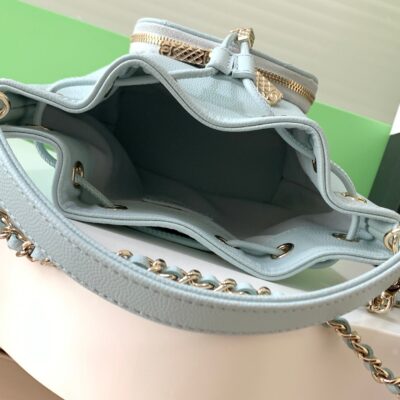 img_ecb71349_20250826_i1756172941600_7265_0_7_jpg CHANEL 25S MINI BUCKET BAG 12 IN LIGHT BLUE CALFSKIN GOLD HARDWARE