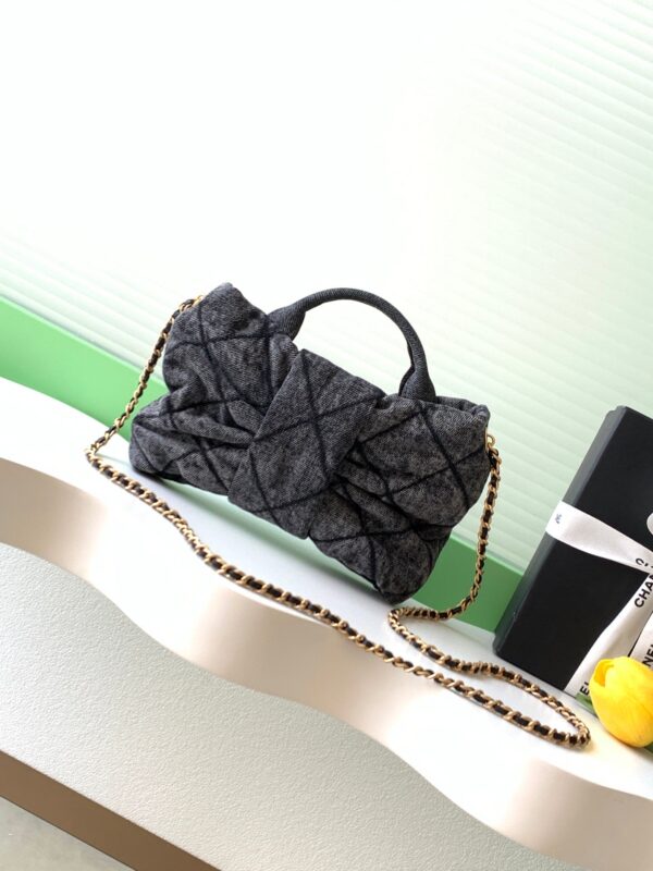 img_ecb71349_20251019_i1760850941148_4323_0_2_jpg CHANEL 25S MAXI BOW BAG 26 IN DARK GREY DENIM WITH GOLD HARDWARE
