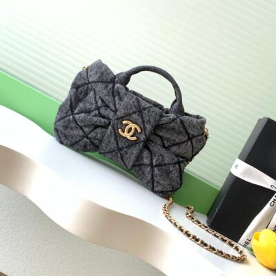 img_ecb71349_20251019_i1760850941244_3574_0_0_jpg CHANEL 25S MAXI BOW BAG 26 IN DARK GREY DENIM WITH GOLD HARDWARE