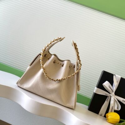 img_ecb71349_20251202_i1764654710858_9652_0_2_jpg CHANEL 25S HOBO BAG 30 IN LIGHT BEIGE CAVIAR LEATHER WITH GOLD HARDWARE