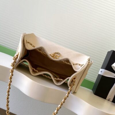 img_ecb71349_20251202_i1764654715734_7747_0_7_jpg CHANEL 25S HOBO BAG 30 IN LIGHT BEIGE CAVIAR LEATHER WITH GOLD HARDWARE