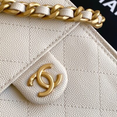 img_ecb71349_20251202_i1764654716033_2214_0_5_jpg CHANEL 25S HOBO BAG 30 IN LIGHT BEIGE CAVIAR LEATHER WITH GOLD HARDWARE