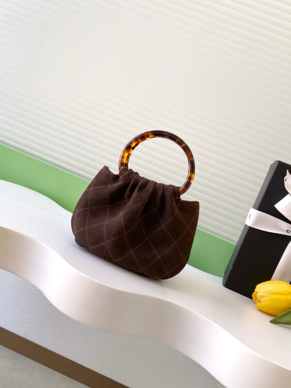 img_ecb71349_20251210_i1765342604126_2355_0_2_jpg CHANEL 26S HAND BAG 12 IN DARK BROWN SUEDE GOLD HARDWARE