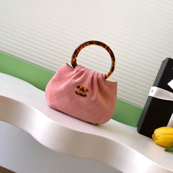 img_ecb71349_20251210_i1765342709145_4937_0_0_jpg CHANEL 26S HAND BAG 12 IN PINK SUEDE GOLD HARDWARE
