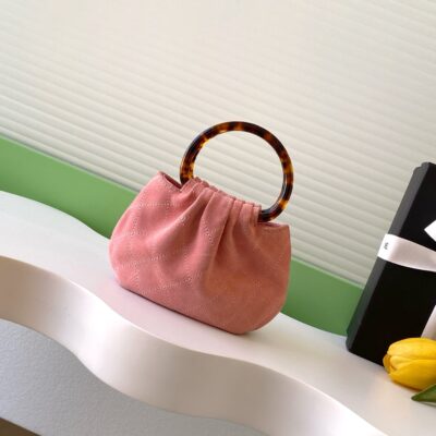 img_ecb71349_20251210_i1765342710294_5032_0_2_jpg CHANEL 26S HAND BAG 12 IN PINK SUEDE GOLD HARDWARE