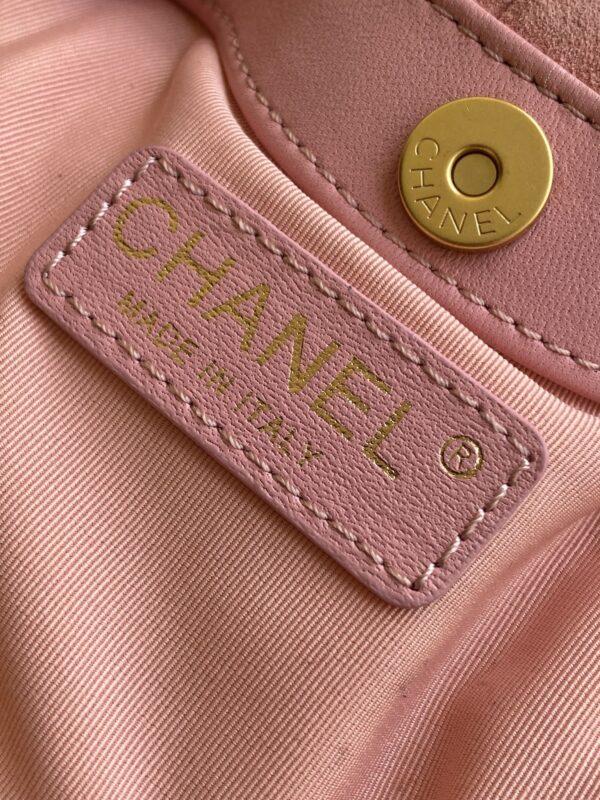 img_ecb71349_20251210_i1765342710483_3138_0_8_jpg CHANEL 26S HAND BAG 12 IN PINK SUEDE GOLD HARDWARE