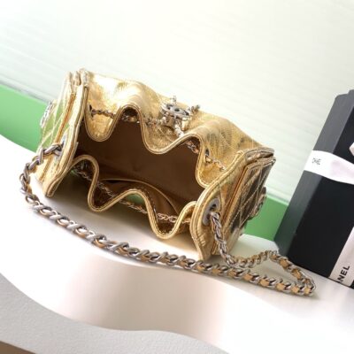 img_ecb71349_20260703_i1783055864998_399_0_7_jpg CHANEL 26S HOBO BAG 22 IN GOLD METALLIC CRINKLED CALFSKIN SILVER HARDWARE