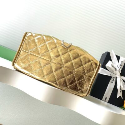 img_ecb71349_20260703_i1783055916866_8886_0_3_jpg CHANEL 26S HOBO BAG 30 IN GOLD METALLIC CRINKLED CALFSKIN SILVER HARDWARE