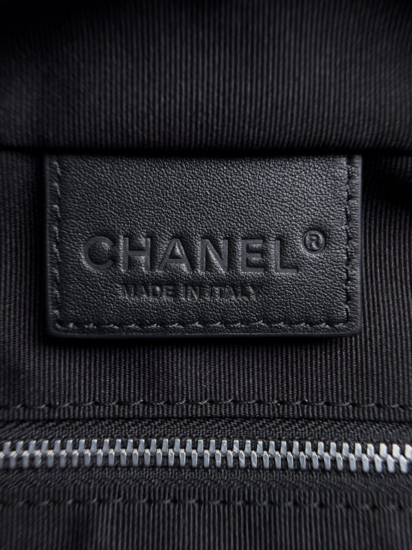 img_ecb71349_20260706_i1783315367175_3897_0_8_jpg CHANEL 26S LARGE ZIP POUCH BAG 29 IN DARK BEIGE SUEDE AND CALFSKIN SILVER HARDWARE