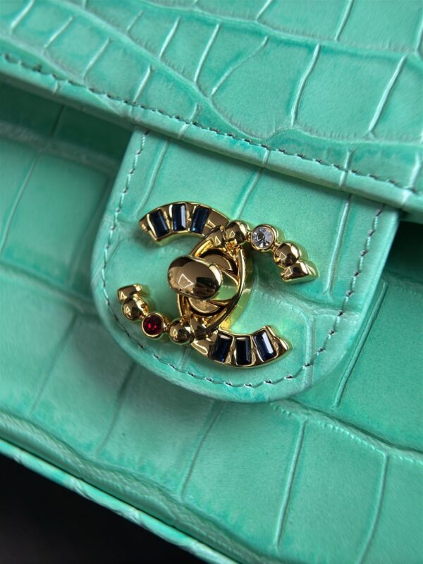 img_ecb71349_20260718_i1784332511092_7335_0_4_jpg CHANEL 26S WALLET ON CHAIN 22 IN TIFFANY BLUE CROCODILE-EMBOSSED CALFSKIN GOLD HARDWARE