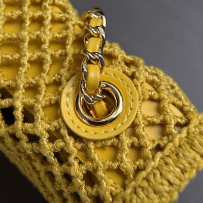 img_ecb71349_20260719_i1784414141892_4001_0_4_jpg CHANEL 26S SMALL CLASSIC FLAP BAG 21 IN YELLOW OPEN-WEAVE CROCHET GOLD HARDWARE