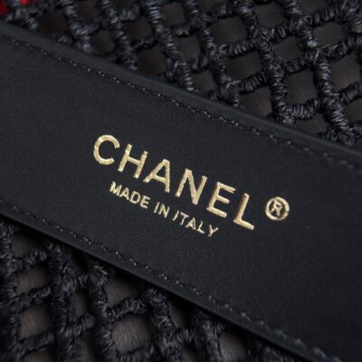 img_ecb71349_20260719_i1784414214460_2321_0_9_jpg CHANEL 26S SMALL FLAP BAG 21 IN BLACK MESH-WOVEN RAFFIA AND CALFSKIN GOLD HARDWARE