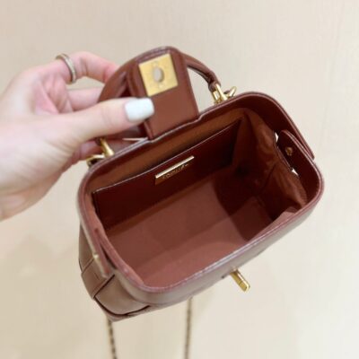 img_f3c7fd90_20240714_i1720939922_9601_6_jpg CHANEL TOP HANDLE BAG 18 IN BROWN OIL-WAX LAMBSKIN GOLD HARDWARE