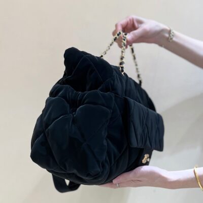 img_f3c7fd90_20241109_i1731130375_8593_2_jpg CHANEL HOBO 44 IN COCONEIGE BLACK NYLON VELVET GOLD HARDWARE