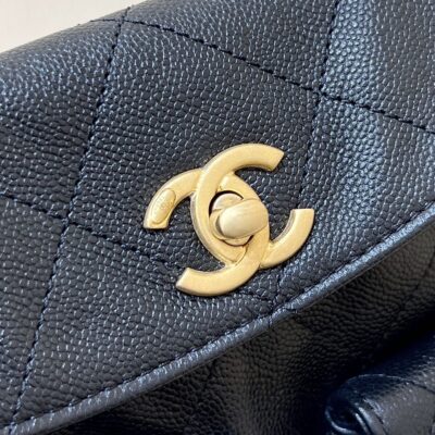 img_f3c7fd90_20250303_i1740998436890_9566_0_8_jpg CHANEL 25S HOBO BAG 24 IN BLACK HAAS SOFT COWHIDE FABRIC
